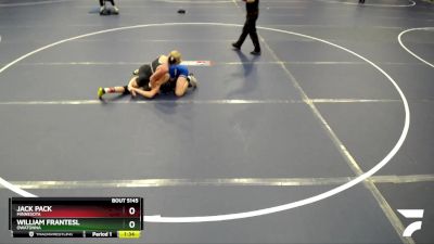 130 lbs Quarterfinal - William Frantesl, Owatonna vs Jack Pack, Minnesota