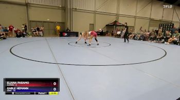 110 lbs Round 3 (8 Team) - Eliana Paramo, Illinois vs Gable Hemann, Iowa