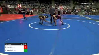 90 lbs Quarterfinal - Zoey Jewett, Jewett Clan vs Erica Pastoriza, Arizona Girls