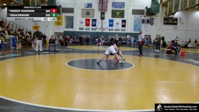 157B Round 1 - Robert Bonomini, Don Bosco Prep School vs Dean Erskine, Delbarton School