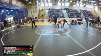 113 lbs Quarters & Wb (16 Team) - Samuel Deliz, OutKast WC vs Micah Caetano, Oakleaf Wrestling Club