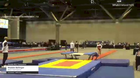 Maddie Ballinger - Double Mini Trampoline, Stick It Gymnastics - 2021 USA Gymnastics Championships