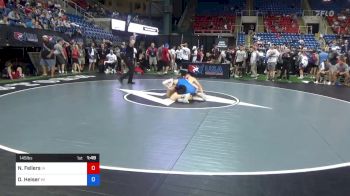 145 lbs Semis - Nolan Fellers, Iowa vs Daniel Heiser, Wisconsin