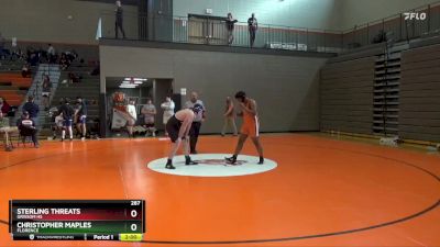287 lbs Round 3 - Sterling Threats, Grissom Hs vs Christopher Maples, Florence