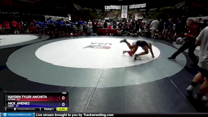 132 lbs Round 4 (16 Team) - Hayden Tyler Ancheta, SCVWA vs Nick Jimenez ...