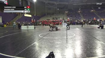133 lbs 2nd Wrestleback (16 Team) - Thaddeus Long, McKendree vs Braiden Kort, Augustana (SD)