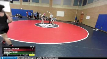 140lbs Cons. Round 2 - Vanessa Webber, Skyview (Girls) vs Rebecca Mcgee, Hillsboro