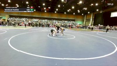 113 lbs Cons. Round 6 - Diego Cortes, Rancho Bernardo vs Nicholas Tuatoo, Olympian