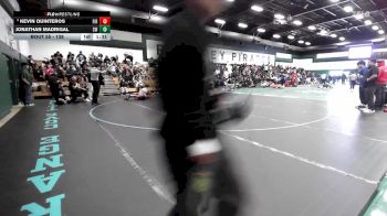 138 lbs Champ. Round 2 - Jonathan Madrigal, Sanger West vs Kevin Quinteros, Firebaugh