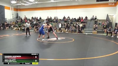 192-205 lbs Round 3 - Xander Goedken, Western Dubuque vs Nick Ellett, Clear Creek-Amana