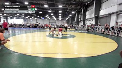 127 lbs Rr Rnd 3 - Brendan Barnett, Quest School Of Wrestling MS - MS vs David Baghdady, TDWC Maniacs Grey - MS