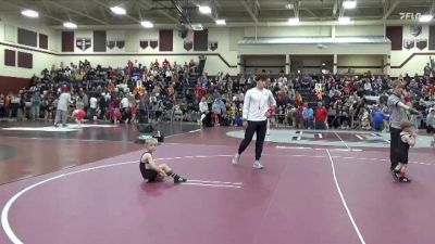B-6 lbs Round 3 - Ryder Vaske, Delaware County Wrestling Club vs Rhett Rinken, Storm Wrestling Academy