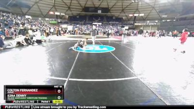 70 lbs Cons. Semi - Ezra Denny, Inland Northwest Wrestling Training Center vs Colton Fernandez, NWWC