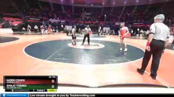 2A 170 lbs Champ. Round 1 - Emilio Torres, Galesburg (H.S.) vs Aiden Cohen, Deerfield (H.S.)