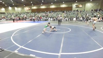 54 lbs Consi Of 4 - Tanner Houck, Oroville Rattlers vs Tyrese Bliss, Fallon Outlaws WC
