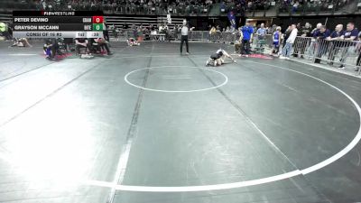 85 lbs Consi Of 16 #2 - Peter Devino, Cranford vs Grayson McCann, Bitetto Trained Wrestling