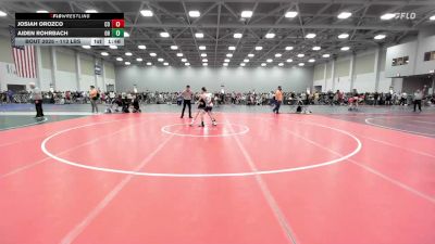 113 lbs Round Of 128 - Josiah Orozco, CO vs Aiden Rohrbach, OH