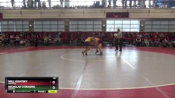 157 lbs Champ. Round 1 - Nicholas D`Erasmo, Hunter vs Will Kisatsky, Norwich