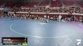 132 lbs Quarters & 1st Wb (16 Team) - Tristan Luna, Comal Smithson Valley vs Jaden Pina, Amarillo Caprock