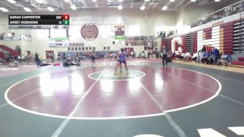 120 lbs Cons. Semi - Sarah Carpenter, Century vs Avrey Robinson, LaGrande