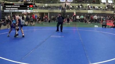 140 lbs Round 3 - Noah Renfroe, N8 vs Roman Spangler, LAW