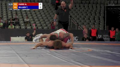 125 kg Quarterfinal - Mason Parris, USA vs Trent Hillger, USA