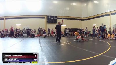 82 lbs 3rd Place Match - Joseph Jankowski, Maurer Coughlin Wrestling Club vs Brian Wesley, Hobart Wrestling Club