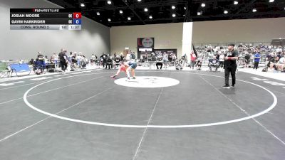 126 lbs Cons. Round 2 - Josiah Moore, OK vs Gavin Harkrider, OK