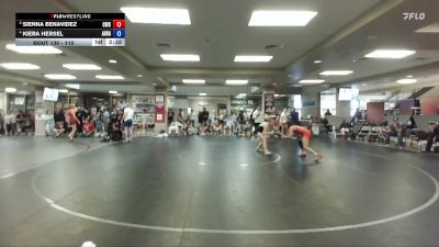 110 lbs Round 2 - Sienna Benavidez, Cougar Wrestling Club vs Kiera Hersel, All In Wrestling Academy
