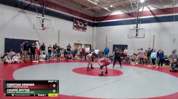 136 lbs Round 1 - Christian Weidner, Cobra Wrestling Club vs Cooper Smythe, Cardinal Newman Wrestling