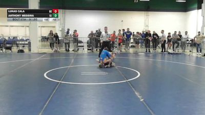 80 lbs Consi Of 4 - Lukas Cala, NC vs Anthony Messina, NJ