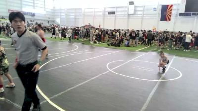 61 lbs Consi Of 8 #2 - Adam Santillanes, Ranch Hand Wrestling vs Brandon Pardue, Granite WC