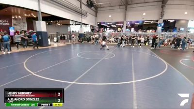 92 lbs Cons. Semi - Henry Hershey, Austin Wrestling Academy vs Alejandro Gonzlez, Texas