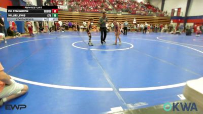 67 lbs Consolation - Eli Remington, Skiatook Youth Wrestling vs Willie Lewis, Coweta Tiger Wrestling