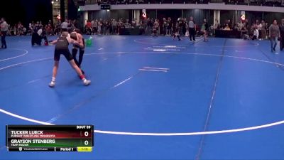 80 lbs Round 4 - Grayson Stenberg, Team Nazar vs Tucker Lueck, Pursuit Wrestling Minnesota