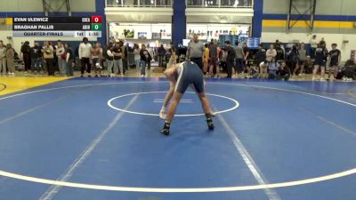 139 lbs Quarterfinal - Evan Ulewicz, Greater Latrobe vs Braghan Pallis, Abington Heights