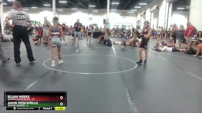 72 lbs Round 5 (6 Team) - Gavin Moscatello, Buxton Squeeze vs Elijah Weeks, Quaker Nation Black