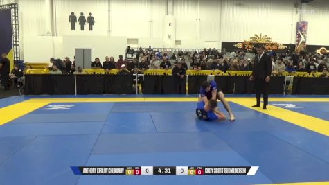 Cody Scott Gudmundson vs Anthony Kirilov Chukanov 2024 World IBJJF Jiu-Jitsu No-Gi Championship