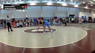 120 lbs Cons. Round 2 - Ayden Arellano, Chesapeake vs Blake Pfeffer, Wild Buffalo Wrestling Club