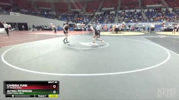 4A/3A/2A/1A Girls 170 Quarterfinal - Alyssa Peterson, Sweet Home Girls vs Cambria Funk, St. Helens Girls