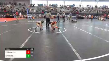 70 lbs Prelims - Elissa Fields, Germantown Wrestling Elem vs Chase Fenicle, LAW