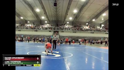 70A Cons. Round 2 - Oliver Sprayberry, Missouri vs Luke Thompson, Chillicothe Wrestling Club