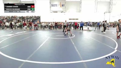 75 lbs Semifinal - Rocco Scarano, Dolgeville Youth Wrestling Club vs Tanner Chase, Canastota Raider Wrestling Club