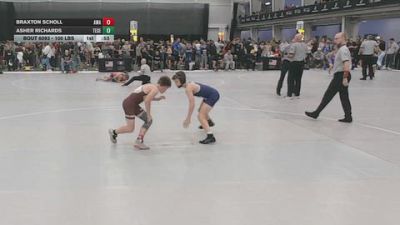 100 lbs Champ. Rd Of 64 - Asher Richards, Texas Select vs Braxton Scholl, Ace Wrestling Academy