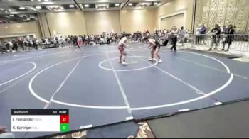 172 lbs Consolation - Isai Fernandez, Pounders WC vs Kode Springer, Salem Elite WC