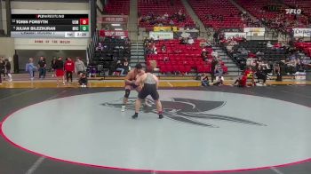 285 lbs Champ. Round 1 - Julian Bilezikjran, Missouri Valley vs Torin Forsyth, Central Missouri