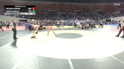 6A Boys 132 lbs Quarterfinal - Jonas Camillo, Sprague Boys vs Nelson Campos, McMinnville Boys