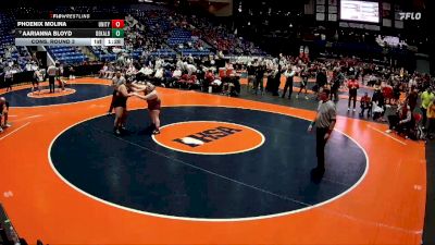 235 lbs Cons. Round 3 - Aarianna Bloyd, DeKalb vs Phoenix Molina, Tolono (Unity)