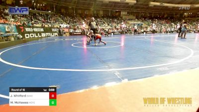 47 lbs Round Of 16 - Jayzie Whitford, Sanderson Wrestling Academy vs Madilyn McHawes, Moyer Elite