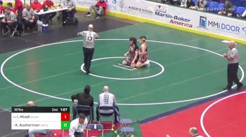 97 lbs Quarterfinal - Jack Baron, North Penn vs Marcus Heck, Wyoming Area